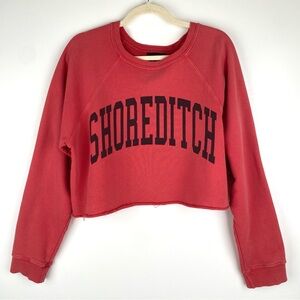 Retrobrand Shoreditch Graphic Cropped Sweatshirt
